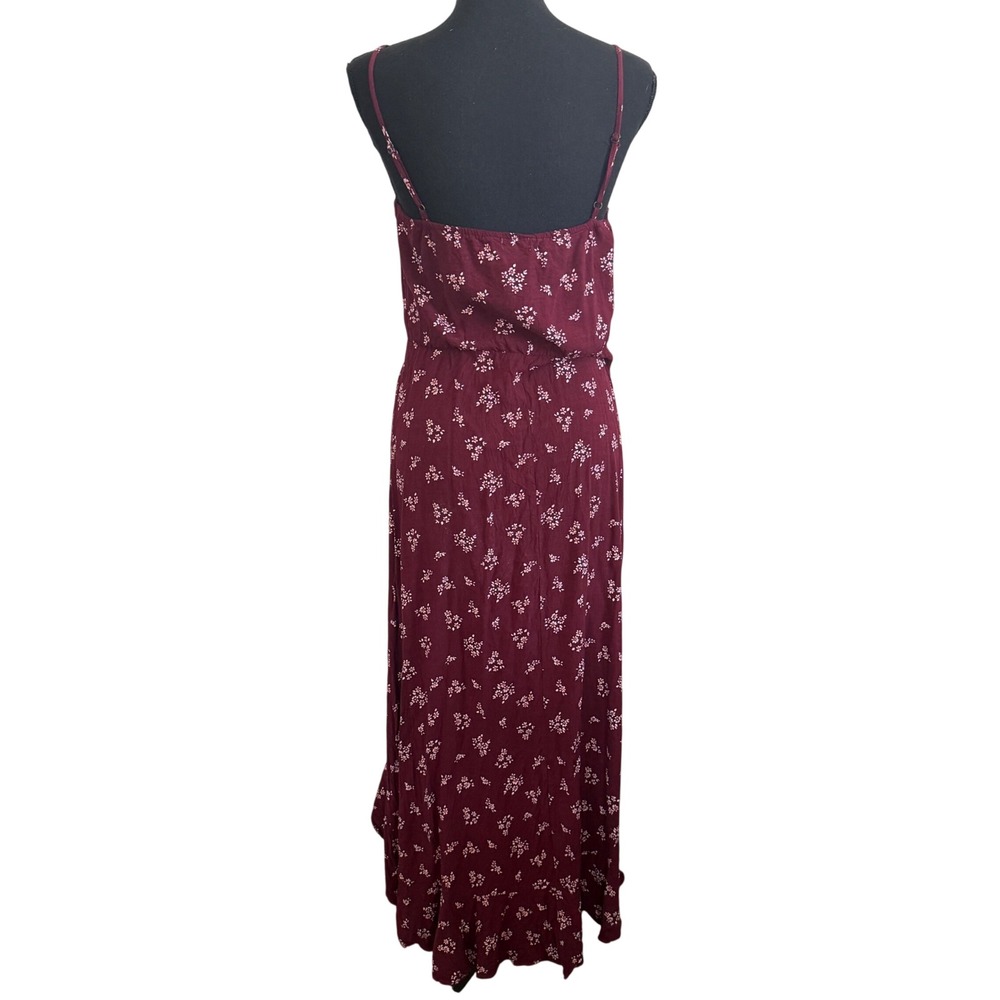 Xhilaration Floral Fairy Asymmetrical Maxi Dress M Boho Whimisigoth Fairy Grunge - Picture 3 of 8